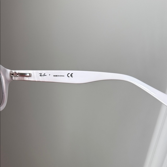 Ray-Ban Black and White Eyeglasses - Picture 3 of 9